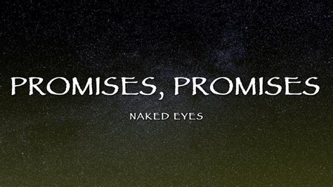 Naked Eyes – Promises, Promises Lyrics